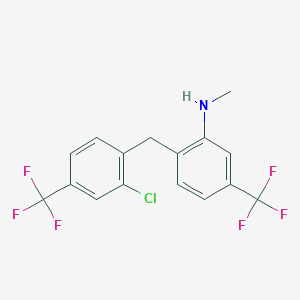 2-Chloro-2'-methylamino-5,5'-bis(trifluoromethyl)-1,1-diphenylmethane