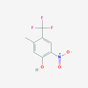 B6313060 5-Methyl-2-nitro-4-(trifluoromethyl)phenol CAS No. 1357625-33-2
