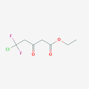 molecular formula C7H9ClF2O3 B6313076 Ethyl 5-chloro-5,5-difluoro-3-oxopentanoate CAS No. 1357624-26-0