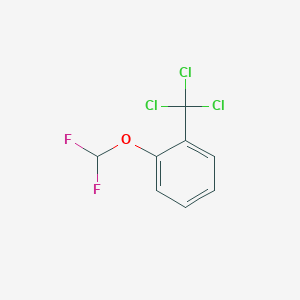 molecular formula C8H5Cl3F2O B6313083 2-(Difluoromethoxy)benzotrichloride CAS No. 1858255-38-5