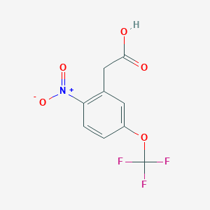 2-Nitro-5-(trifluoromethoxy)phenylacetic acid