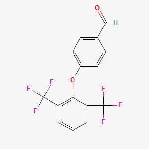 4-[2,6-Bis(trifluoromethyl)phenoxy]benzaldehyde