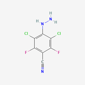 (2,6-Dichloro-3,5-difluoro-4-cyano)phenylhydrazine