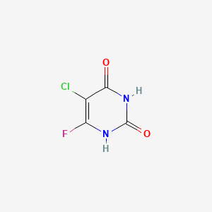 5-Chloro-6-fluoropyrimidine-2,4-diol