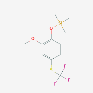 5-(Trifluoromethylthio)-2-(trimethylsilyloxy)anisole