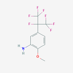2-Methoxy-5-(perfluoroisopropyl)aniline