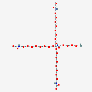 molecular formula C75H149N5O35 B6313497 Amino-PEG(4)-[PEG(8)-OMe]3 CAS No. 1333154-73-6