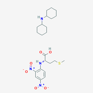 molecular formula C23H36N4O6S B6313668 N-(2,4-Dinitrophenyl)-L-methionine dicyclohexylammonium salt (Dnp-L-Met-OH.DCHA) CAS No. 380447-92-7
