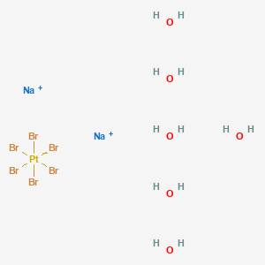 molecular formula Br6H12Na2O6Pt B6313727 Sodium hexabromoplatinate(IV) hexahydrate CAS No. 19583-75-6