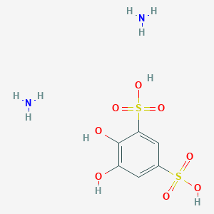 molecular formula C6H12N2O8S2 B6313796 azane;4,5-dihydroxybenzene-1,3-disulfonic acid CAS No. 1274904-43-6