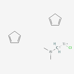 molecular formula C13H19AlClTi B6313923 chlorotitanium(1+);cyclopenta-1,3-diene;methanidyl(dimethyl)alumane CAS No. 67719-69-1