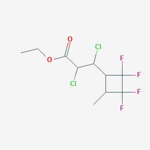 molecular formula C10H12Cl2F4O2 B6313943 Ethyl 2,3-dichloro-3-(2,2,3,3-tetrafluoro-4-methylcyclobutyl)propanoate CAS No. 1262415-63-3