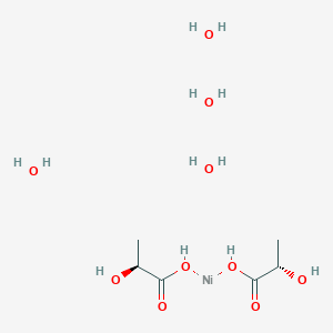 molecular formula C6H20NiO10 B6313959 Nickel(II) lactate tetrahydrate CAS No. 337970-46-4
