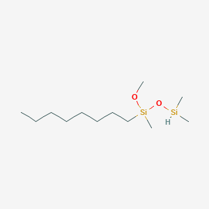 molecular formula C12H30O2Si2 B6314012 Dimethylsilyloxy-methoxy-methyl-octylsilane CAS No. 68554-69-8