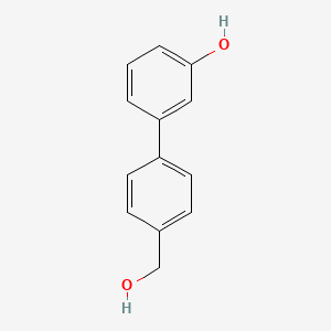 molecular formula C13H12O2 B6314166 4-(3-Hydroxyphenyl)benzyl alcohol CAS No. 606939-93-9