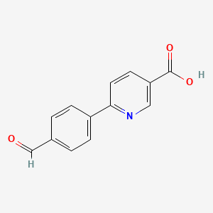 molecular formula C14H11NO3 B6314248 6-(2-Acetyl-phenyl)-nicotinic acid CAS No. 566198-29-6