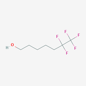 molecular formula C7H11F5O B6314269 6,6,7,7,7-Pentafluoroheptan-1-ol CAS No. 344452-11-5