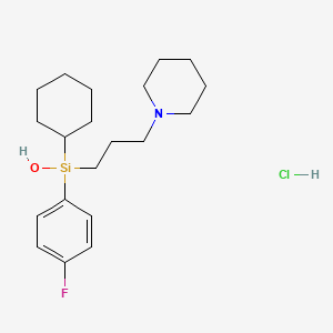 molecular formula C20H33ClFNOSi B6314302 p-F-HHSiD hydrochloride 