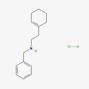 molecular formula C15H22ClN B6314309 N-benzyl-2-(1-cyclohexen-1-yl)ethanamine hydrochloride CAS No. 1047652-33-4