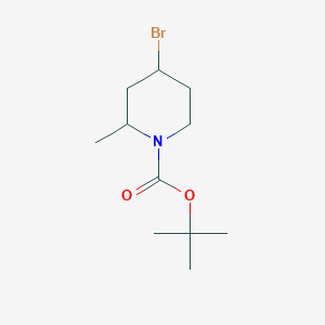 molecular formula C11H20BrNO2 B6314394 tert-Butyl 4-bromo-2-methylpiperidine-1-carboxylate CAS No. 1281576-23-5