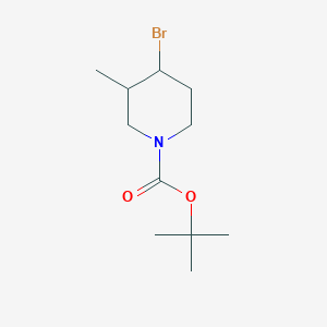 molecular formula C11H20BrNO2 B6314399 tert-Butyl 4-bromo-3-methylpiperidine-1-carboxylate CAS No. 1281712-14-8