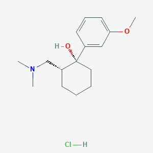 molecular formula C16H26ClNO2 B063145 Tramadol hydrochloride CAS No. 194602-08-9