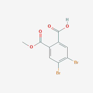 molecular formula C9H6Br2O4 B6314631 4,5-Dibromo-2-(methoxycarbonyl)benzoic acid CAS No. 1951439-62-5