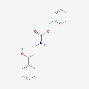 molecular formula C17H19NO3 B6314656 Benzyl 3-hydroxy-3-phenylpropylcarbamate CAS No. 1823228-28-9