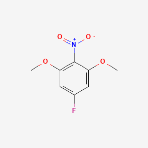 molecular formula C8H8FNO4 B6314953 1,3-Dimethoxy-5-fluoro-2-nitrobenzene CAS No. 1806452-66-3