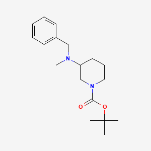molecular formula C18H28N2O2 B6315002 tert-Butyl 3-(benzyl(methyl)amino)piperidine-1-carboxylate CAS No. 1027345-51-2