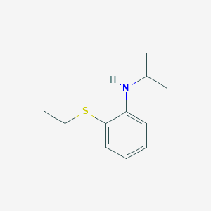 molecular formula C12H19NS B6315024 N-Isopropyl-2-(isopropylthio)aniline CAS No. 1823331-67-4