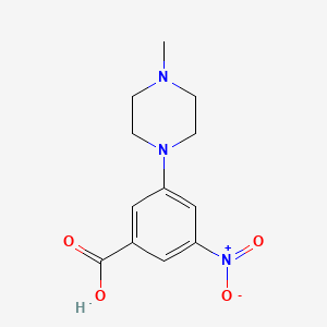 3-(4-Methylpiperazin-1-yl)-5-nitrobenzoic acid