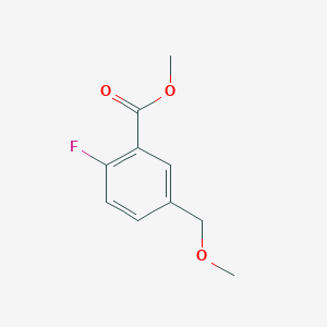 molecular formula C10H11FO3 B6315041 Methyl 2-fluoro-5-(methoxymethyl)benzoate CAS No. 1870852-66-6