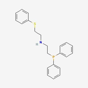 molecular formula C22H24NPS B6315072 N-[2-(Diphenylphosphino)ethyl]-2-(phenylthio)-ethanamine CAS No. 1883429-98-8
