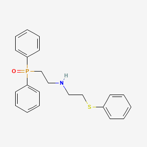 molecular formula C22H24NOPS B6315086 N-[2-(Diphenylphosphinyl)ethyl]-2-(phenylthio)-ethanamine CAS No. 2410954-70-8