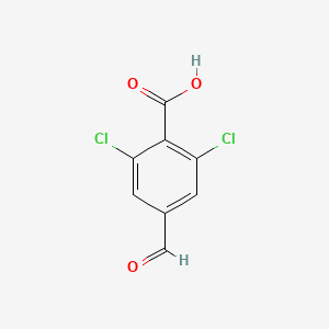 B6315193 2,6-Dichloro-4-formylbenzoic acid CAS No. 1807998-43-1
