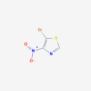 molecular formula C3HBrN2O2S B6315203 5-Bromo-4-nitrothiazole CAS No. 1522380-30-8