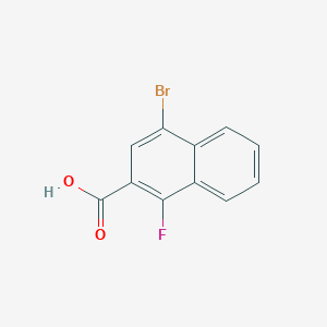 B6315273 4-Bromo-1-fluoro-2-naphthoic acid CAS No. 1802154-58-0