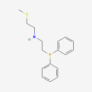 molecular formula C17H22NPS B6315288 N-[2-(Diphenylphosphino)ethyl]-2-(methylthio)-ethanamine CAS No. 1802182-42-8