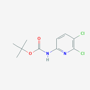molecular formula C10H12Cl2N2O2 B6315306 tert-Butyl N-(5,6-dichloro-2-pyridyl)carbamate CAS No. 1801693-96-8