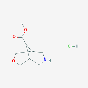 Methyl 3-oxa-7-azabicyclo[3.3.1]nonane-9-carboxylate hydrochloride