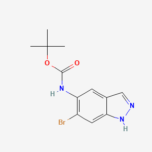 5-(Boc-amino)-6-bromo-1H-indazole
