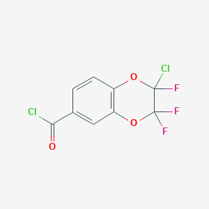 2-Chloro-2,3,3-trifluoro-2,3-dihydro- 1,4-benzodioxin-6-carbonyl chloride;  98%