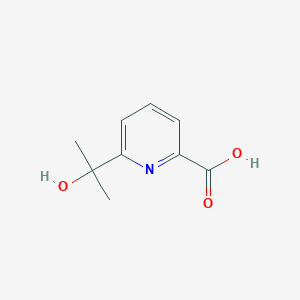 molecular formula C9H11NO3 B6315385 6-(2-Hydroxypropan-2-yl)picolinic acid CAS No. 1799890-65-5