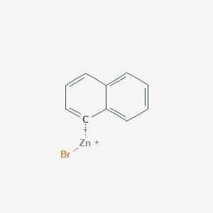 molecular formula C10H7BrZn B6315436 1-Naphthylzinc bromide, 0.50 M in THF CAS No. 251957-73-0