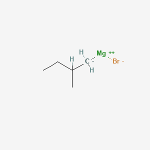 molecular formula C5H11BrMg B6315507 2-Methylbutylmagnesium bromide, 0.50 M in THF CAS No. 688-98-2