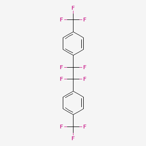 molecular formula C16H8F10 B6315540 1,1,2,2-Tetrafluoro-1,2-bis[4-(trifluoromethyl)phenyl]-ethane CAS No. 16090-19-0