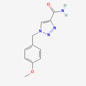 1-(4-Methoxybenzyl)-1H-1,2,3-triazole-4-carboxamide