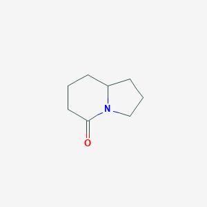molecular formula C8H13NO B6315576 hexahydroindolizin-5(1H)-one CAS No. 32537-55-6