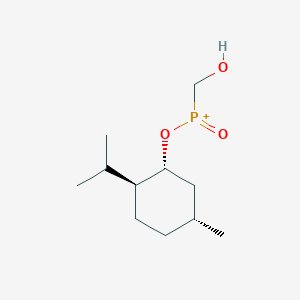 molecular formula C11H22O3P+ B6315749 hydroxymethyl-[(1R,2S,5R)-5-methyl-2-propan-2-ylcyclohexyl]oxy-oxophosphanium CAS No. 1611990-03-4